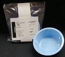 Basin Bowl Round Sterile Individualy packed Peel Pouch Blue Autoclavable 1000mL (1/EA 50/CS) by Medegen Medical Products LLC  ID 01232